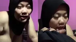 Hijab Toge Kena Doggy Ponakan
